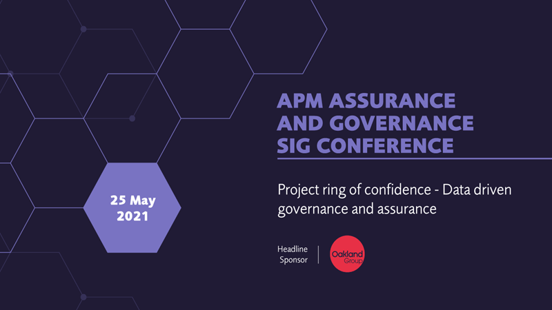 APM Assurance and Governance SIG Conference